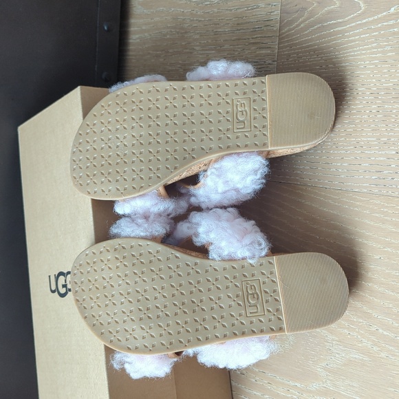 UGG Fluff Squad Staceee Sandal, NIB, Girls Size 13 - Picture 3 of 8
